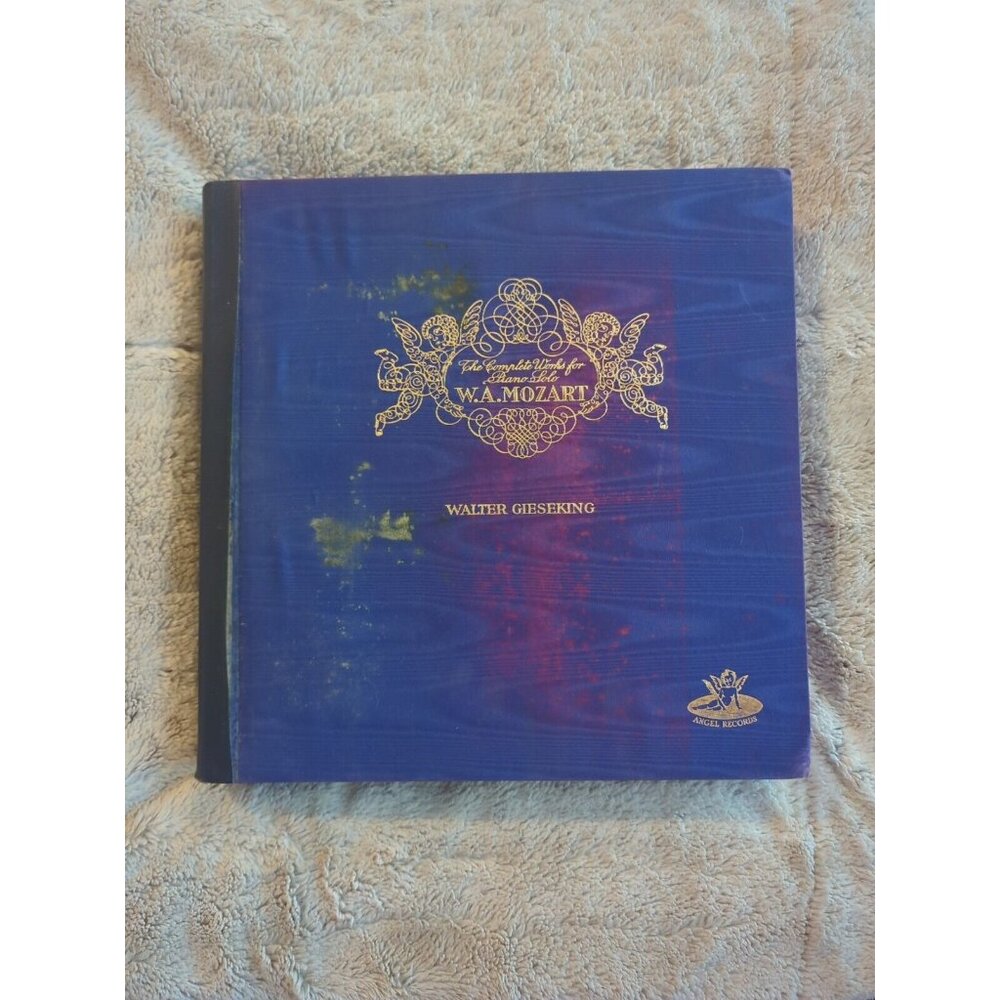 WA Mozart The Complete Works for Piano Solo-Walter Gieseking Angel Records Box